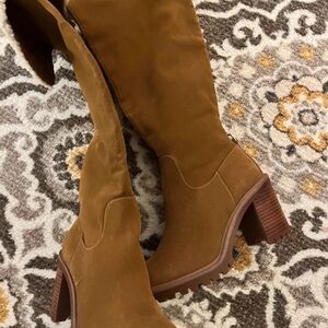 Next Tan Heeled Boots